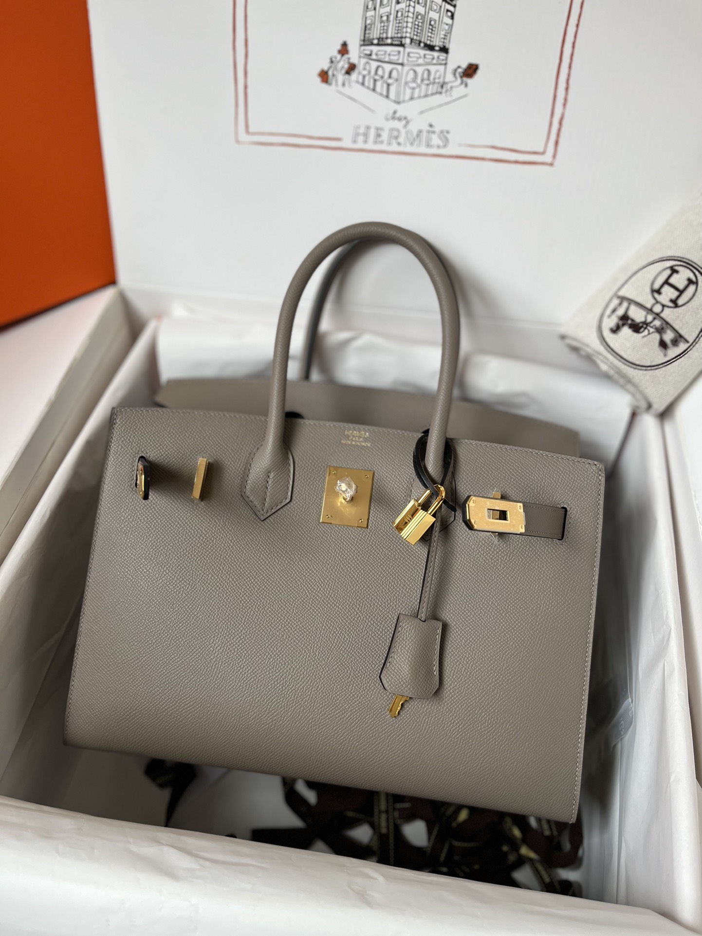 에르메스 버킨백30 에토프 금장 앱송